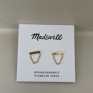 Madewell Chain Earrings Gold